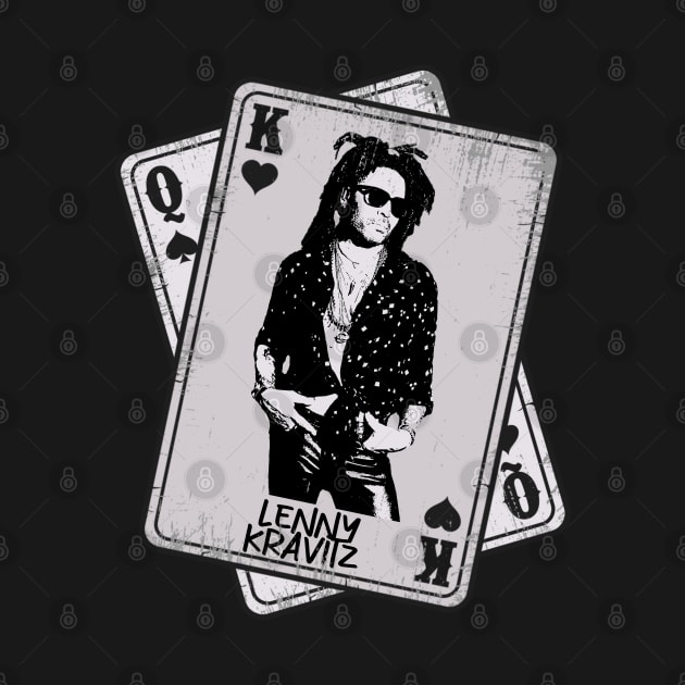 Retro Lenny Kravitz Style Card by Slepet Anis