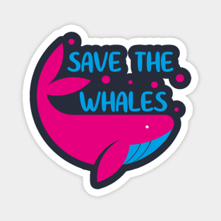 Save the Whales - Animal Lover Magnet