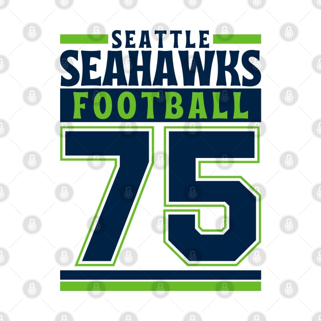 Seattle Seahawks 1975 American Football Edition 3 by Astronaut.co