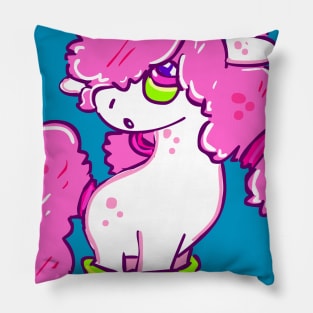 Unicorn in Leg Warmers Pillow