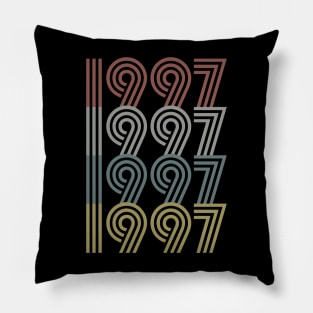 1997 Birth Year Retro Style Pillow