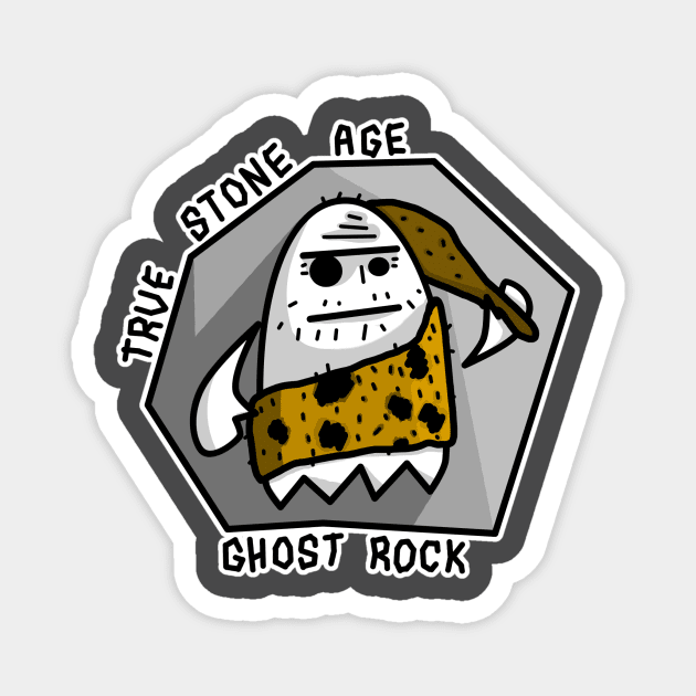 True Stone Age Ghost Rock Magnet by MacSquiddles