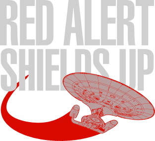 TNG Red Alert Magnet
