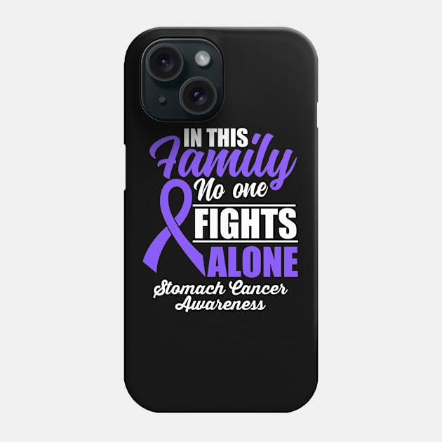 No One Fights Alone Stomach Cancer Awareness Phone Case by JB.Collection