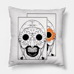 Art The Clown Fade Card Pillow