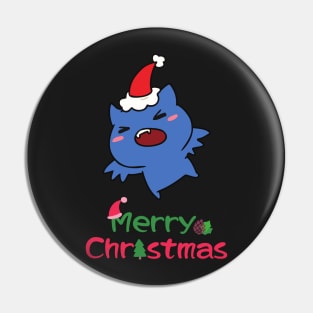 Christmas Bat Pin