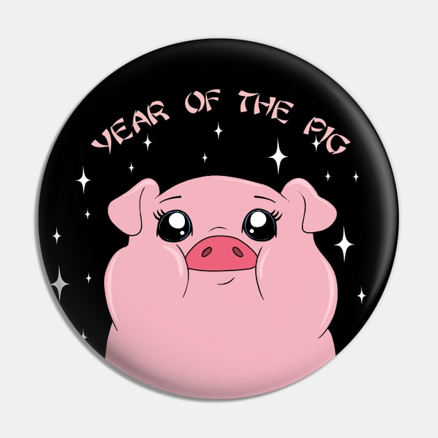Year Of The Pig 3 Pin by valentinahramov