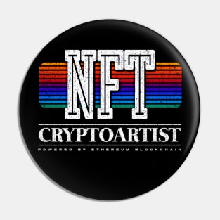 Nft Cryptoartist 80s vibes Pin