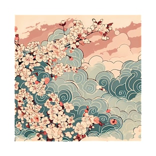 Traditional Art Japanese Made by AI T-Shirt