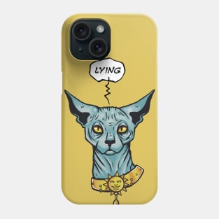 Lying cat Phone Case