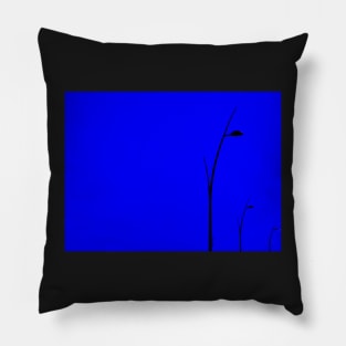 Lamps on Blue Pillow