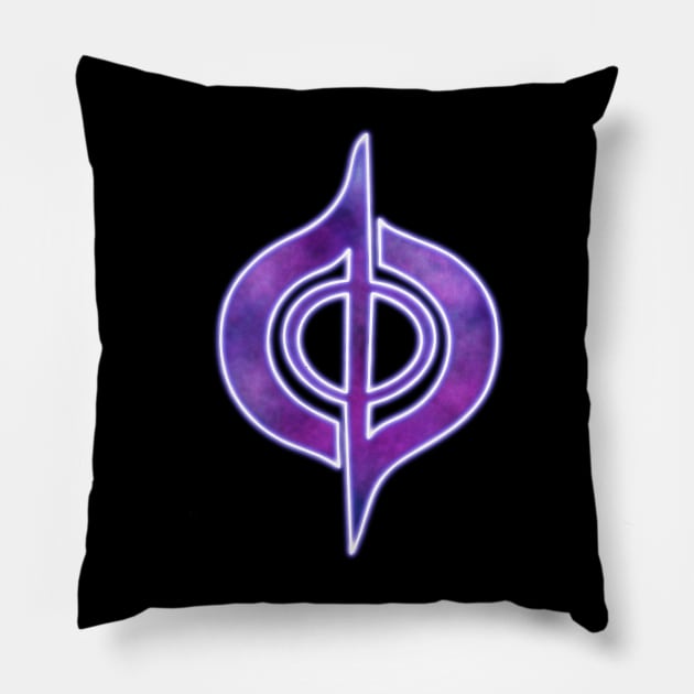 Quantum Icon Pillow by DeLyss-Iouz