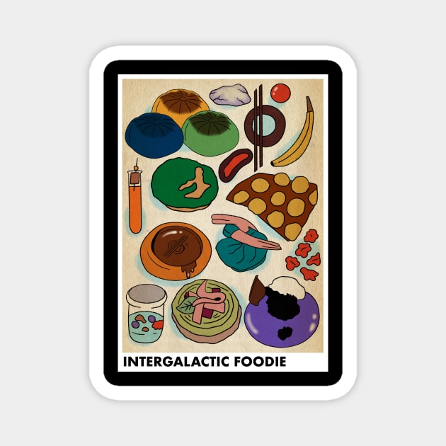 Intergalactic Foodie Magnet by littlesparks