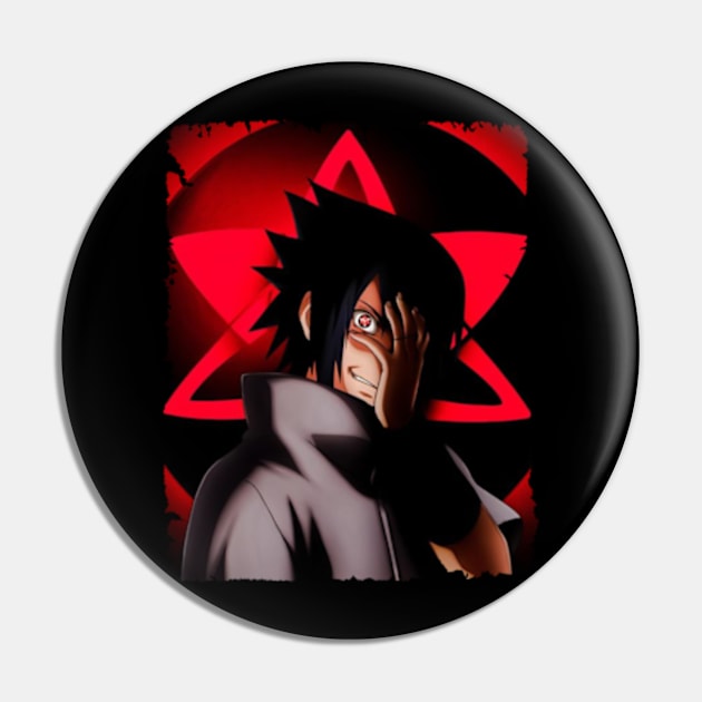 SASUKE UCHIHA MERCH VTG Pin by xsmilexstd