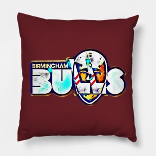 Birmingham Bulls Hockey Pillow