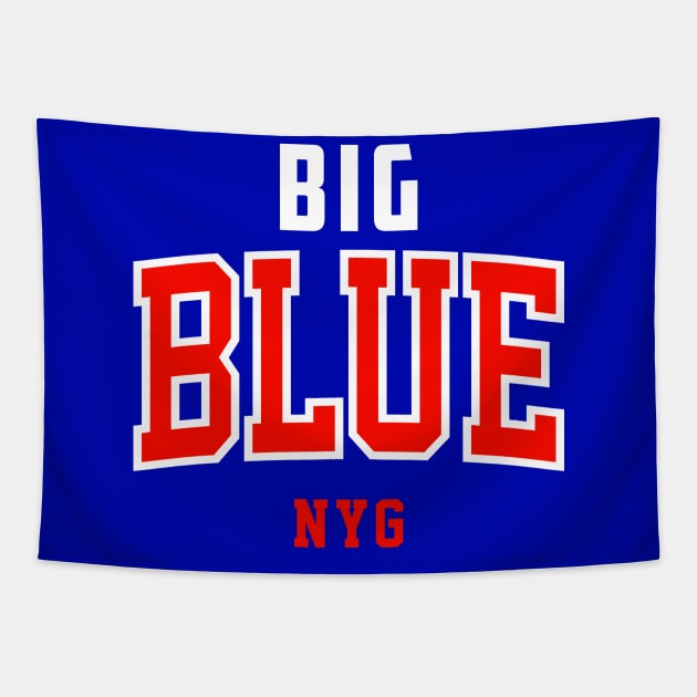 Big Blue New York Tapestry by funandgames