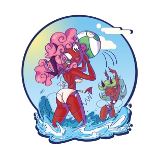 Demon Beach Time T-Shirt