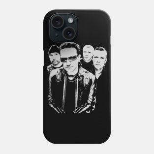 U2 // 80s Retro Music Fan Phone Case