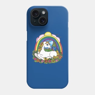 Unicorn and Blue Bird Friends Phone Case