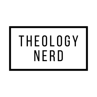 Theology Nerd square black box T-Shirt