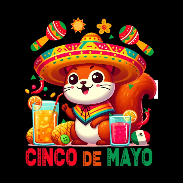 Cinco De Mayo Niche Funny Mexican Cat Lover Fiesta Party Cute by inksplashcreations