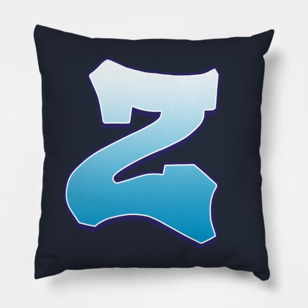 Z  - Blue Pillow by Dmitri