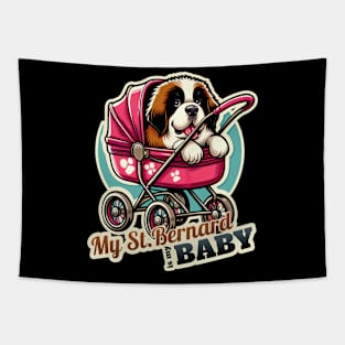 Baby St. Bernard Tapestry