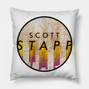 Scott Stapp - VINTAGE YELLOW CIRCLE Pillow