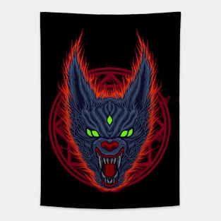 ANGRY WOLF Tapestry