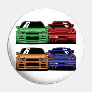 GT-R R34 Skyline Pin