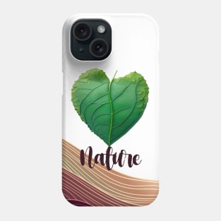 Love Nature No. 3: Green Valentine's Day Phone Case