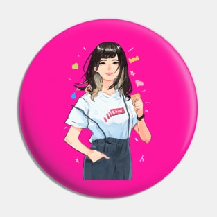 girls illustration Pin