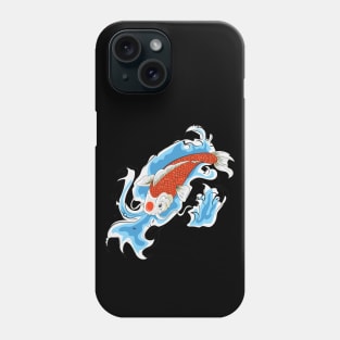 Koi Fish Traditional Tattoo Phone Case