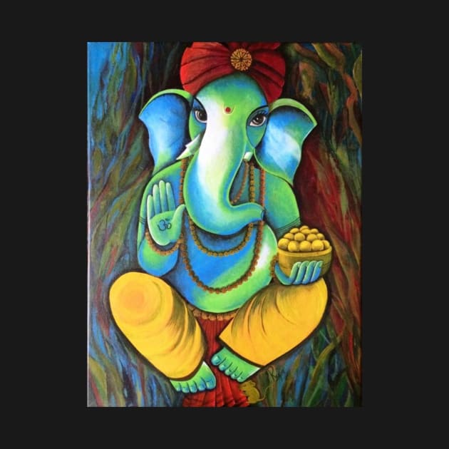 Ganesh Abstract by Rupaprakash