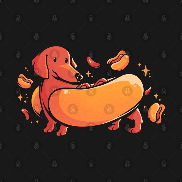 Hot Doggo - Cute Dachshund Dog Gift by eduely