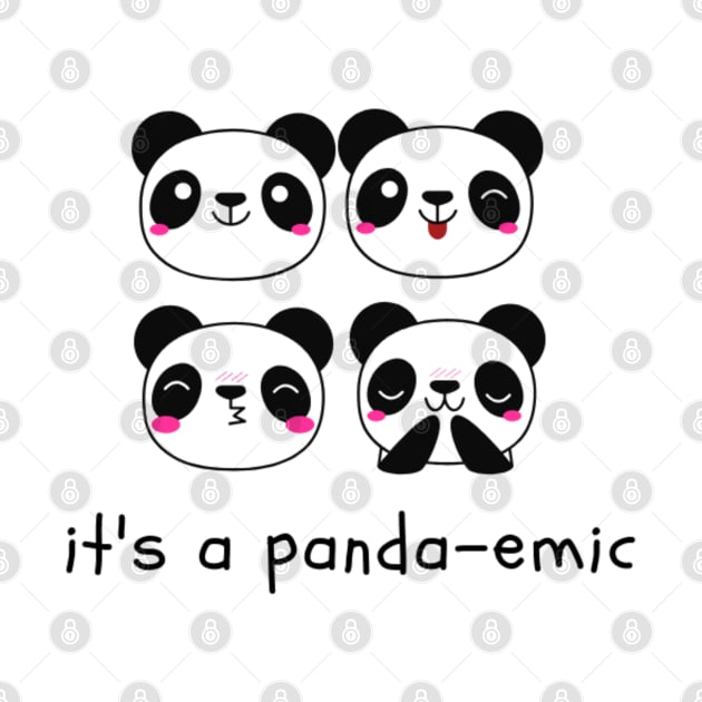 It's a Panda-emic Horde by NoColorDesigns