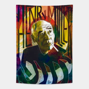 Henry Miller IV and the Birth of Colors Tapestry