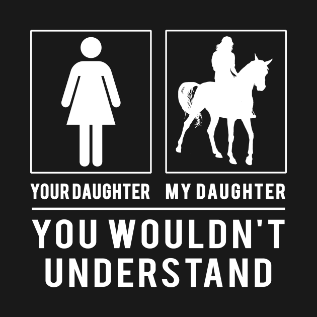 Saddle Up for Laughter! Riding Your Husband, My Husband - A Tee That's Equestrian Fun! by MKGift