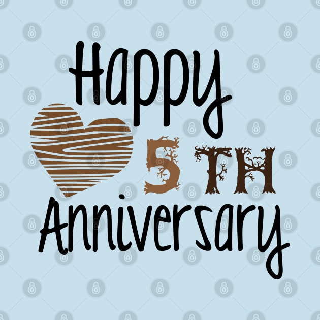 Happy 5th Anniversary by justSVGs