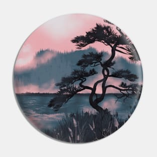 Evening Fog Pin