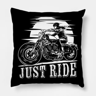 Just Ride Black Tazzum Pillow