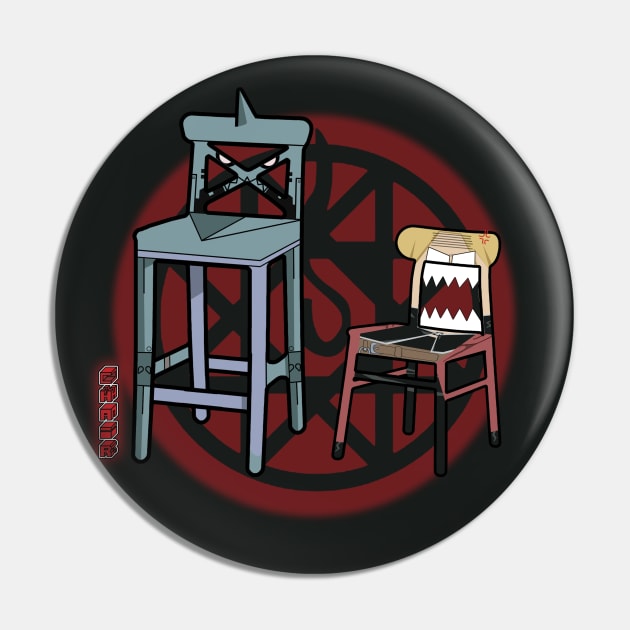 The Elric Bros - Fullmetal Alchemist - ChairDrobe Anime Pin by Chair