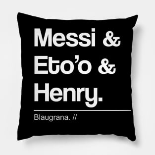 The Legends of Barca II Pillow