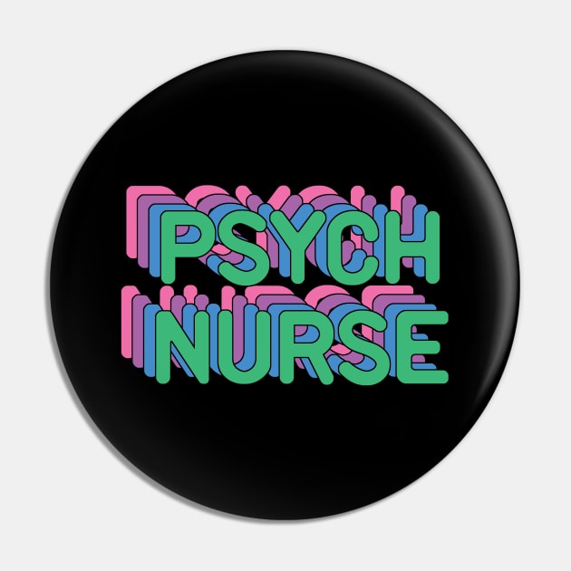 Psych Nurse Funny Psychiatric Nurse Gift Idea Pin by Zen Cosmos Official