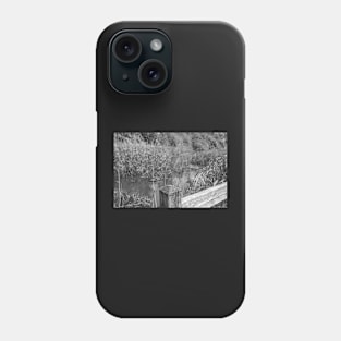 View over the River Ant from a wooden bridge Phone Case