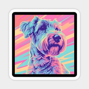 Soft-coated Wheaten Terrier in 70's Magnet