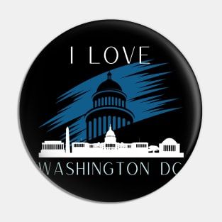 I love this city My home Washington DC USA city tall monument dc statehood Pin