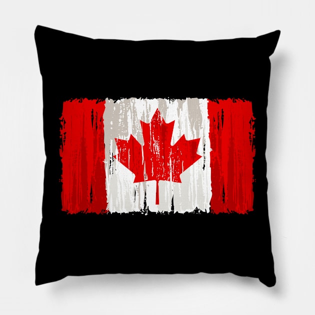 Canada Flag Pillow by BaderAbuAlsoud