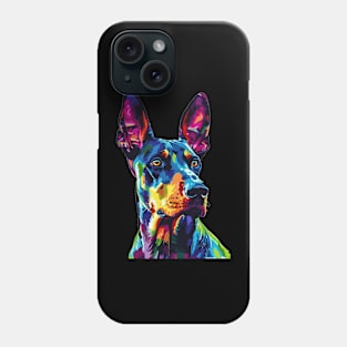 Doberman Colorfull Pop Art Design For Dog Onwer Phone Case