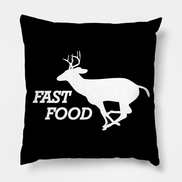 Deer Hunter - Fast Food Pillow by KC Happy Shop